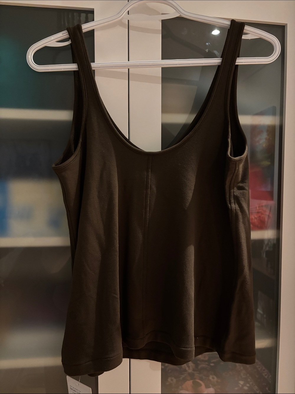Lululemon BeCalm V-Neck Tank SZ XS Walnut Crunch NWT 🤎🤎🤎 - Picture 3 of 5